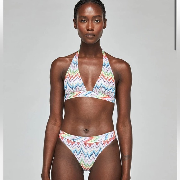 - Missoni Multicolor Zigzag Bikini Bottom - Picture 4 of 10